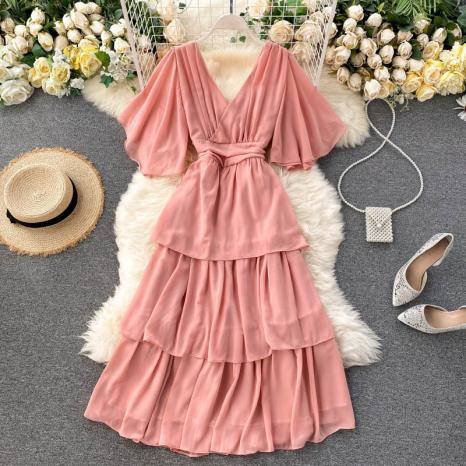 sd-18576 dress-pink